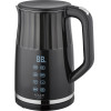 Adler Led Electric Kettle With Temperature Control 1.7L Black - (AD1350)