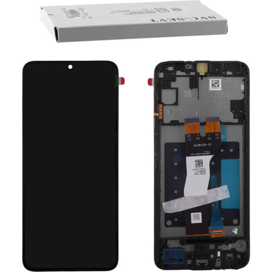 Samsung A057 A05s �����+Touch Screen + Lens + Frame Black Original Service Pack - (GH82-21238A)