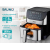 Bruno ������� ����� 8lt, 1800W, Inox-����� - (BRN-0194)