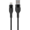 Maxlife Usb To Lightning Data Cable 1m 2.4A Black - (MXUC-07)