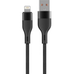 Maxlife Usb To Lightning Data Cable 1m 2.4A Black - (MXUC-07)