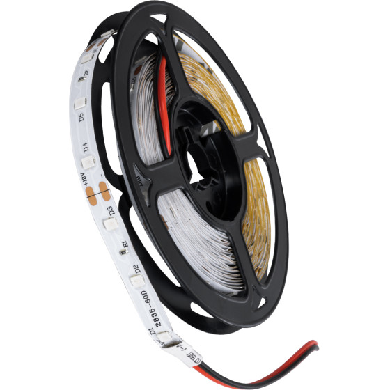 GloboStar Avila ������ Led 4.8W/m 200lm/m 120� Dc 12V IP20 - 60 x Smd 3528 Led Chip/����� - �5000 x �8 x �2mm - ���� 5 ������ - ������� - 2 ������ ������� - (90593)