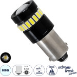 GloboStar BA9S - T4W ����� ����������� Led 3rd Generation Can-Bus Extreme Truck Series 18xSMD3014 1.3W 156lm 360� Dc 10-48V IP20 �1.2 x �3cm ����� ����� 6000K - (81462)