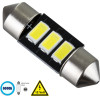 GloboStar C5W ����� ����������� 31mm Festoon - Led 3 Smd 5630 1.5W 225lm 120� Dc 12V IP20 ����� ����� 6000K - (81301)