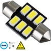 GloboStar C5W ����� ����������� 31mm Festoon - Led 6 Smd 5630 3W 450lm 120� Dc 12V IP20 ����� ����� 6000K - (81305)
