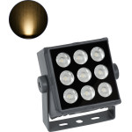GloboStar FLOOD-Tiny ��������� Wall Washer ��� ������� ������� Led 27W 2430lm 3� Dc 24V ��������� IP65 �13.8 x �16.4 x �7cm ����� ����� 2700K - ���� ������� - 3 ������ ������� - (90368)