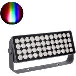 GloboStar FLOOD-Turbo ��������� Wall Washer ��� ������� ������� Led 600W 33490lm 15� Dc 24V ��������� IP65 �50 x �18.5 x �12.5cm ��������� Rgbw DMX512 - ���� ������� - 3 ������ ������� - (90733)