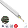 GloboStar GLASSBOARD-Profile ������ ���������� - ���� & ������ ������� Led �� ����� ��������� ������� - ����� ��� ������� ������� ������� ������ 10mm - ������ ������� - ����� - 3 ����� - ������ 5 �������� - �300 x �1.7 x �3cm - (70812-3M)