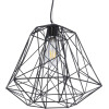 GloboStar Grid Vintage Industrial K������� ��������� ������ �������� 1 x E27 AC220-240V - �40 x �33cm - ����� ��������� ������ - (01022)