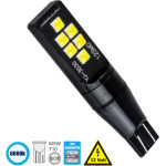 GloboStar T10 W5W ����� ����������� 2nd Generation Can-Bus Series Led 12 Smd 3030 8W 1200lm 360� Dc 12V IP20 ����� ����� 6000K - (81121)