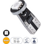 GloboStar T10 W5W ����� ����������� Led 2rd Generation Can-Bus Series 1xSMD5050 1.5W 120lm 120� Dc 12-16V IP20 �1 x H2.2cm ��������� - (95650)