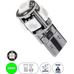 GloboStar T10 W5W ����� ����������� Led 2rd Generation Can-Bus Series 5xSMD5050 2.30W 240lm 360� Dc 12-16V IP20 �1.1 x �2.7cm ������� - (25001)