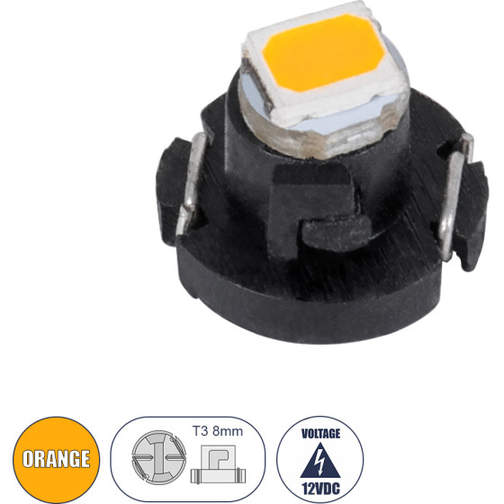 GloboStar T3 ����� ����������� Led 1xSMD1210 0.2W 30lm 120� Dc 12-16V IP20 �0.8 x �0.8 x �0.7mm ��������� - (81006)