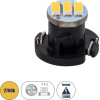 GloboStar T4.2 ����� ����������� Led 3xSMD4014 0.6W 120lm 120� Dc 12-16V IP20 �1 x �1 x �0.8cm ����� ����� 3000K - (81009)