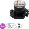 GloboStar T4.2 ����� ����������� Led 3xSMD4014 0.6W 120lm 120� Dc 12-16V IP20 �1 x �1 x �0.8cm ��� - (81014)