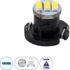 GloboStar T4.2 ����� ����������� Led 3xSMD4014 0.6W 120lm 120� Dc 12-16V IP20 �1 x �1 x �0.8cm ����� ����� 6000K - (81008)