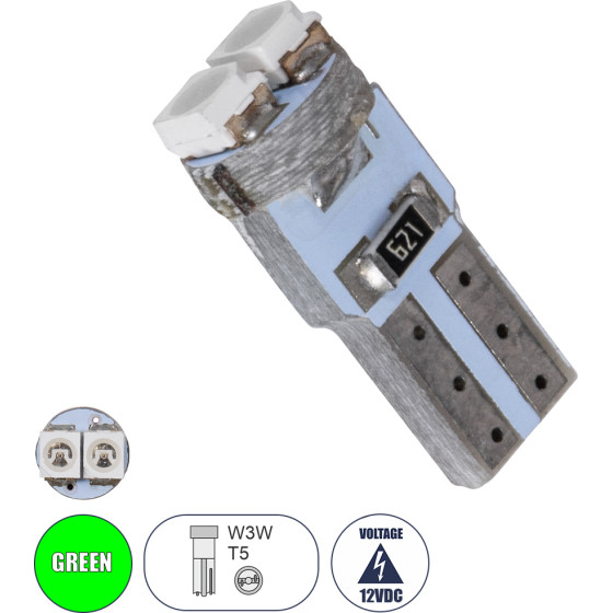 GloboStar T5 ����� ����������� Led 2xSMD1210 0.6W 72lm 120� Dc 12-16V IP20 �0.7 x �1.7cm ������� - (81025)