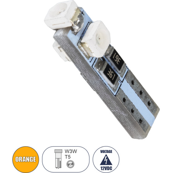 GloboStar T5 ����� ����������� Led 3xSMD1210 0.48W 18lm 360� Dc 12-16V IP20 �0.6 x �2cm ��������� - (81034)