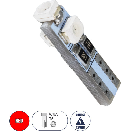 GloboStar T5 ����� ����������� Led 3xSMD1210 0.48W 18lm 360� Dc 12-16V IP20 �0.6 x �2cm ������� - (81031)