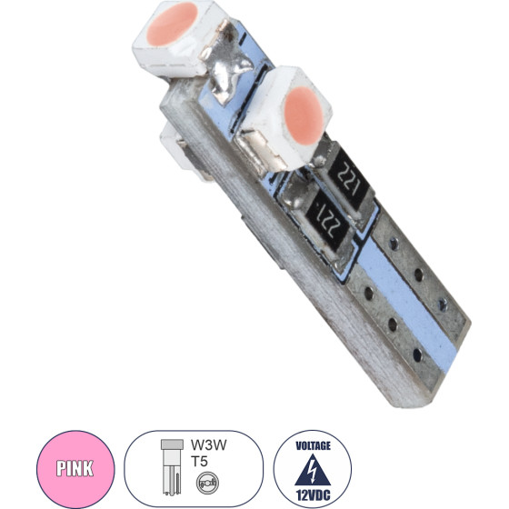 GloboStar T5 ����� ����������� Led 3xSMD1210 0.48W 18lm 360� Dc 12-16V IP20 �0.6 x �2cm ��� - (81035)