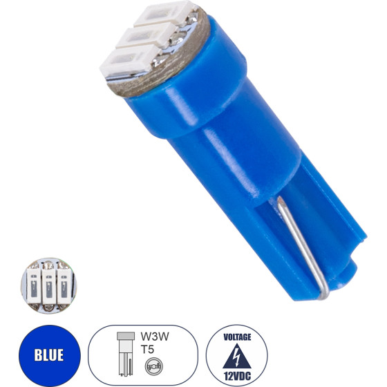 GloboStar T5 ����� ����������� Led 3xSMD4014 0.9W 120lm 120� Dc 12-16V IP20 �0.6 x �1.8cm ���� - (81040)