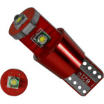 GloboStar T10 W5W ��������� Led T10 Can Bus �� 3 Cree Led 12v 6000k - (04477)