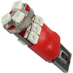 GloboStar T10 W5W ��������� Led T10 Can Bus �� 9 Smd 2.52W Dc 12-16V IP20 1210 300lm 360� ��������� - (11350)