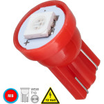 GloboStar T10 W5W ����� ����������� Led 1xSMD5050 0.28W 18lm 120� Dc 12-16V IP20 �1.1 x �1.7cm ������� - (81045)