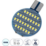 GloboStar T10 W5W ����� ����������� Led 3rd Generation Can-Bus 30xSMD2016 4.55W 546lm 120� Dc 12-24V IP20 �2.7 x �0.9 x �3.7cm ����� ����� 6000K - (81481)