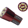 GloboStar T10 W5W 81107��������� Led T10 6 Smd 4014 Can Bus 2.5W 92lm 120� 92lm Dc 12-24V IP20 ����� ����� - (81107)
