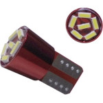 GloboStar T10 W5W 81107��������� Led T10 6 Smd 4014 Can Bus 2.5W 92lm 120� 92lm Dc 12-24V IP20 ����� ����� - (81107)