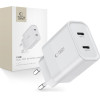 Tech-Protect Travel Charger Network C20W 2 Port PD20W White - (TP2PC20W)