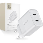 Tech-Protect Travel Charger Network C20W 2 Port PD20W White - (TP2PC20W)