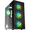 Kolink Observatory Hf Plus Mesh Argb Pwm Midi Tower Case - Black (With 6x120mm Argb Pwm Fans) - (PGW-CH-KOL-130)