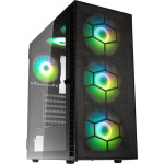 Kolink Observatory Hf Plus Mesh Argb Pwm Midi Tower Case - Black (With 6x120mm Argb Pwm Fans) - (PGW-CH-KOL-130)