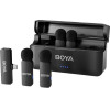 BOYA Wireless 4 Person 4-Channel Mini Lavalier USB-C 2.4GHz Microphone - (BY-V4U)