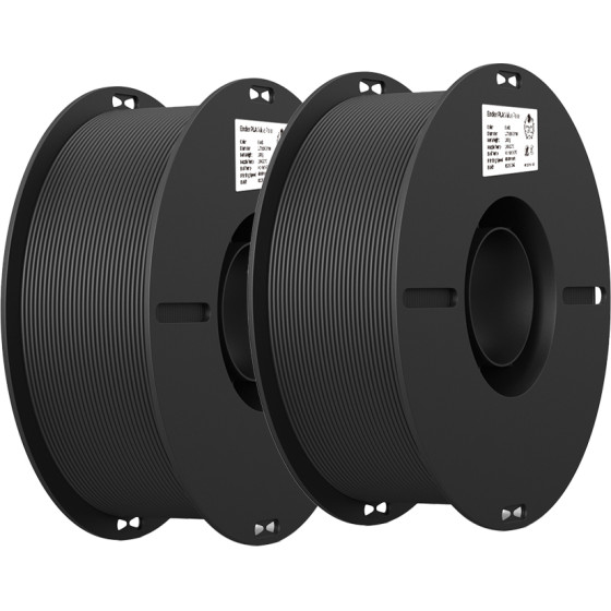 Creality EN-Pla Value Pack, Black - Black 1+1kg Ender 3D Printer Filament - (3301010346)