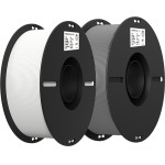 Creality EN-Pla Value Pack, White - Grey 1+1kg Ender 3D Printer Filament - (3301010365)