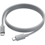 Hoco X107 Favor 60W Charging Data Cable TYPE-C To TYPE-C, ���� 1m - (HC-X107TT-GR)