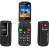Powertech ������ �������� Sentry 4G Flip, 2.8/1.77'', Dual SIM, ������� SOS, ����� - (PTM-34)