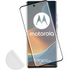 Idol 1991 Tempered Glass Motorola Edge 50 Fusion 6.7'' 9H 0.30mm 3D Full Glue Semi Curved Finger Unlock Black + Squeezy CARD - (5205308365102)