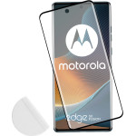 Idol 1991 Tempered Glass Motorola Edge 50 Fusion 6.7'' 9H 0.30mm 3D Full Glue Semi Curved Finger Unlock Black + Squeezy CARD - (5205308365102)