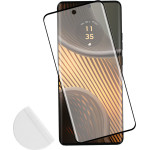 Idol 1991 Tempered Glass Motorola Edge 50 Ultra 6.7'' 9H 0.30mm 3D Full Glue Semi Curved Finger Unlock Black + Squeezy CARD - (5205308365119)