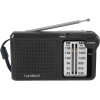 Lamtech 2 Band FM/Am Radio With Earphones Jack Black - (LAM112549) - (5202021112549)