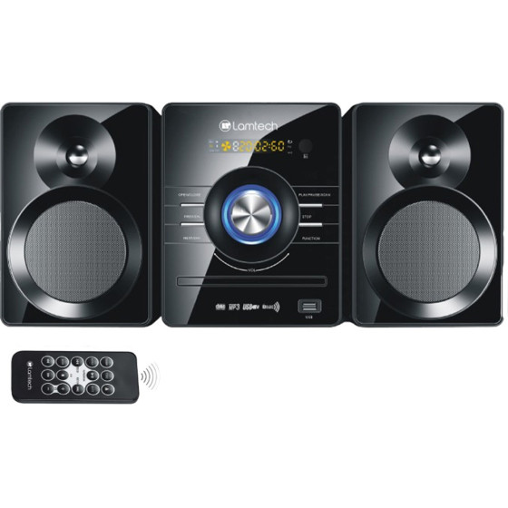 Lamtech Mini HI-Fi System 50W Black - (LAM112532) - (5202021112532)