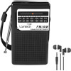Lamtech Pocket Radio With Earphones Jack Black - (LAM112556) - (5202021112556)