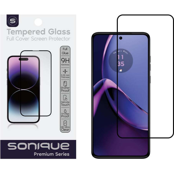 Sonique Hardy Glass Premium Series Hd Full Cover 9H Motorola Moto G84 5G �����