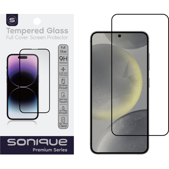 Sonique Hardy Glass Premium Series Hd Full Cover 9H Samsung Galaxy S24 Fe �����