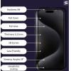 Sonique Privacy Glass Premium Series Hd Full Cover 9H Apple Iphone 15 Plus / Iphone 16 Plus �����