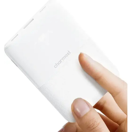 Charmast Powerbank Mini 10000mAh Lightning/Type-C/Micro Usb Pd 20W White - (S12W)